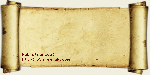 Lana Šesto vizit kartica